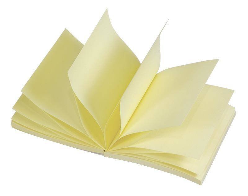 KARTECZKI SAMOPRZYLEPNE 76X76MM DONAU Z-NOTES JASNO ŻÓŁTE 100KART