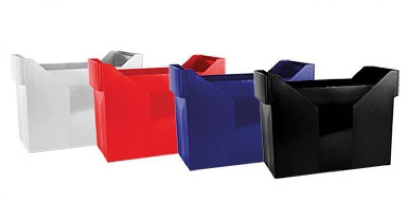 PUDŁO ARCHIWIZACYJNE 330X260X160MM DONAU CZERWONY PLASTIK