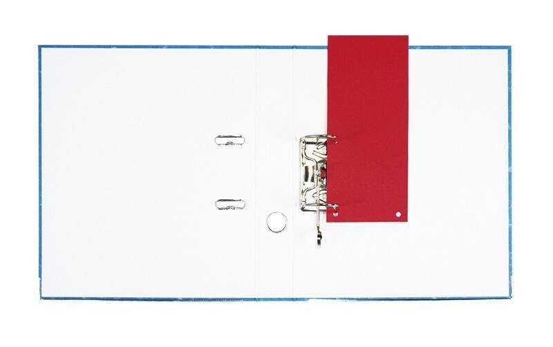 PRZEKŁADKI 1/3 A4 DONAU CZERWONE KARTON 190G/M² 100SZT