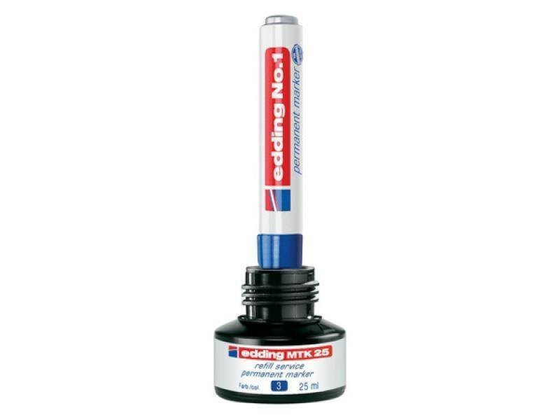 TUSZ DO MARKERÓW PERMANENTNY EDDING MTK 25 CZARNY 25ML