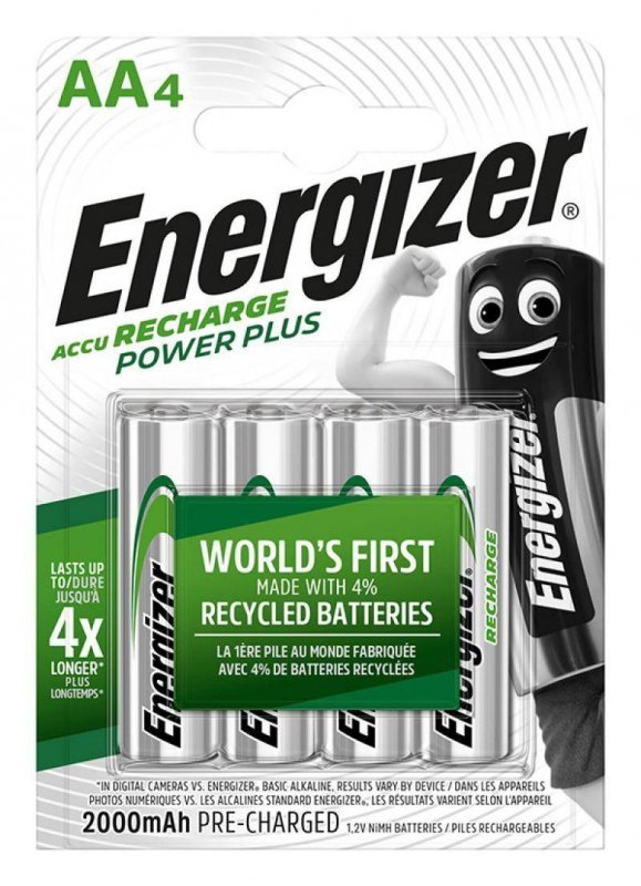 AKUMULATOR NI-MH AA ENERGIZER POWER PLUS 2000MAH 4SZT