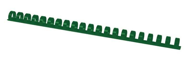 GRZBIET PLASTIKOWY 14MM (125 KARTEK) OFFICE PRODUCTS ZIELONY 100 SZT.