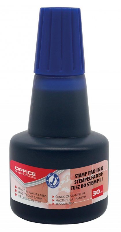 TUSZ DO STEMPLI OFFICE PRODUCTS NIEBIESKI 30ML