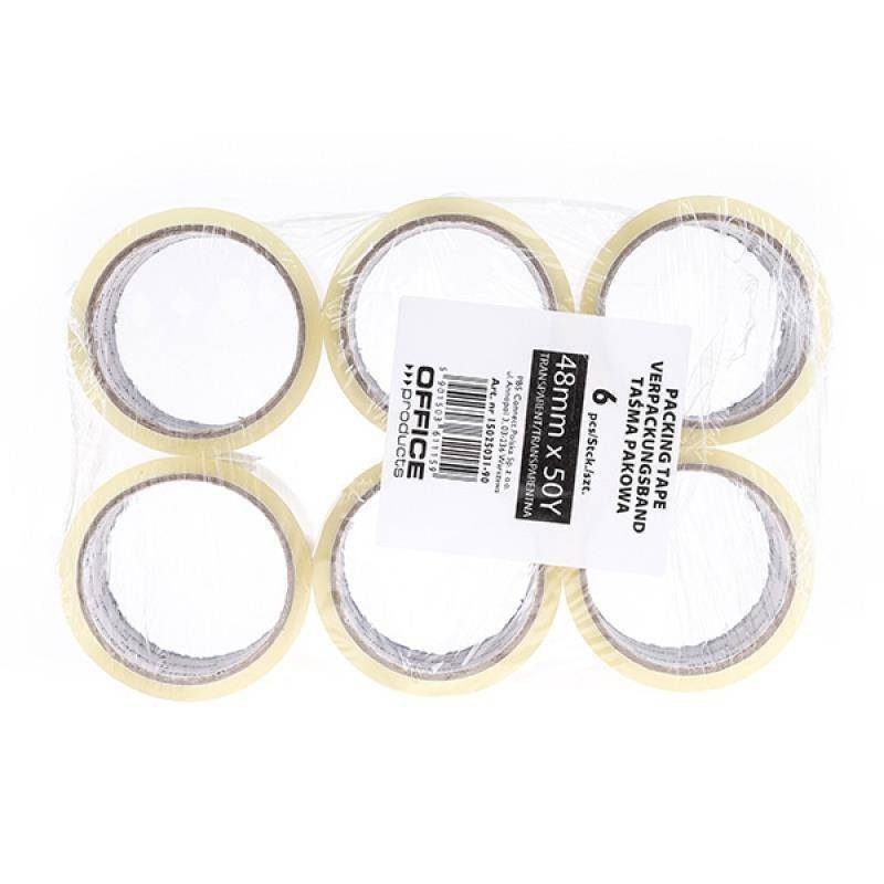 TAŚMA PAKOWA 48MMX50YD OFFICE PRODUCTS TRANSPARENTNA 36MIC
