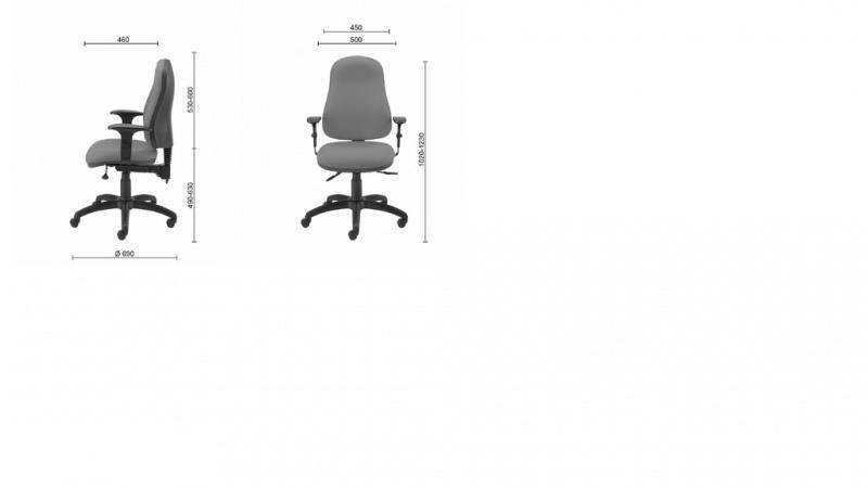 FOTEL BIUROWY OFFICE PRODUCTS THASSOS CZARNY