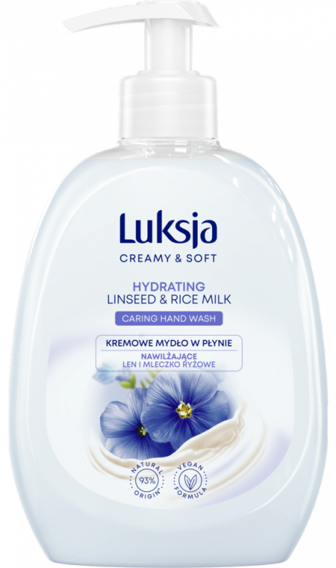 MYDŁO W PŁYNIE LUKSJA LINEN & RICE MILK 500ML