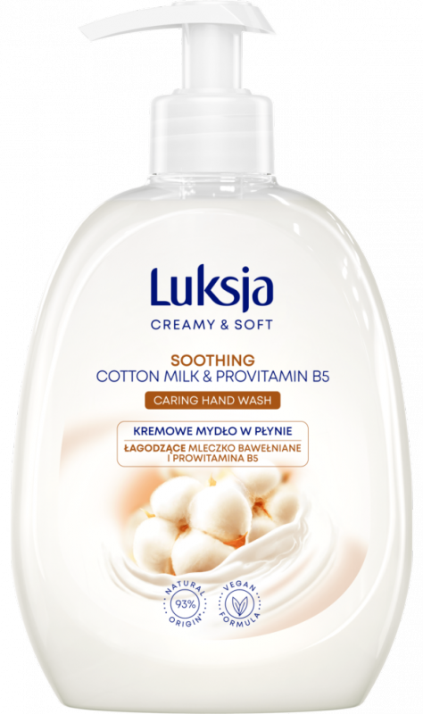 MYDŁO W PŁYNIE LUKSJA COTTON MILK & VITAMINS 500ML