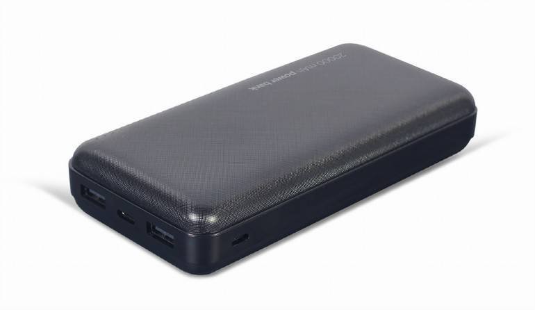 GEMBIRD POWERBANK 20 000 MAH CZARNY
