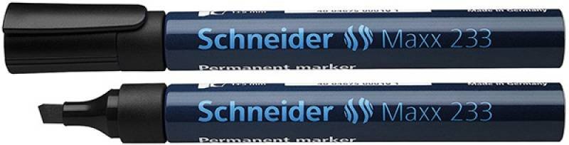 MARKER PERMANENTNY SCHNEIDER MAXX 233 CZARNY ŚCIĘTA 1-5MM