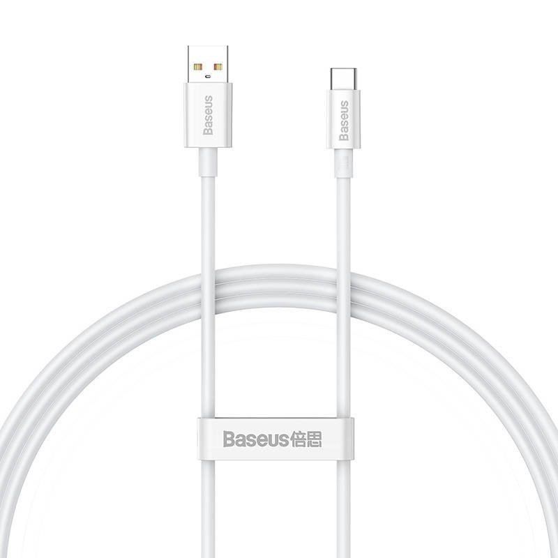 Kabel USB do USB-C Baseus Superior 100W 1m (biały)