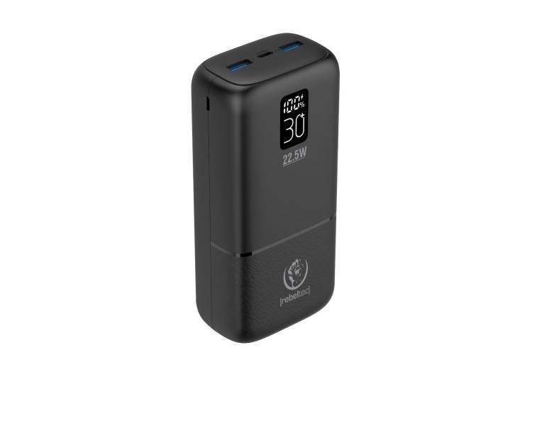 REBELTEC POWERBANK P30 LCDPD 30 000MAH PD 22,5W