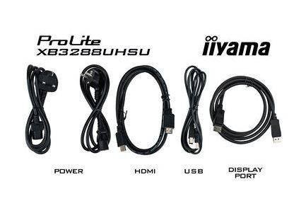 IIYAMA MONITOR 31,5 CALA XB3288UHSU 4K,VA,HDMI,DP,PIP,F.SYNC,HAS/150MM,USB
