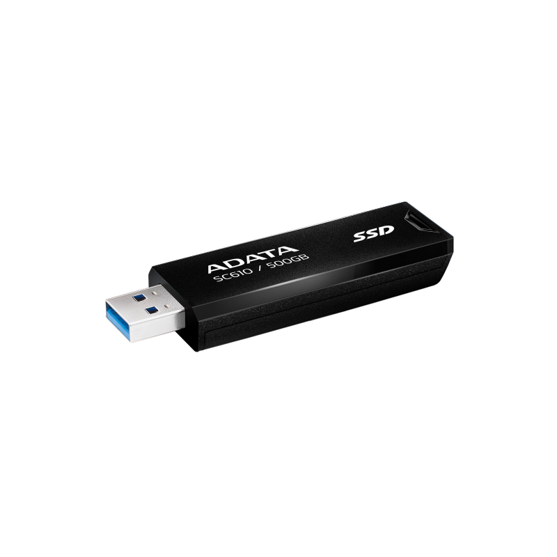 ADATA DYSK SSD ZEWNĘTRZNY SC610 500G USB3.2A GEN2 CZARNY