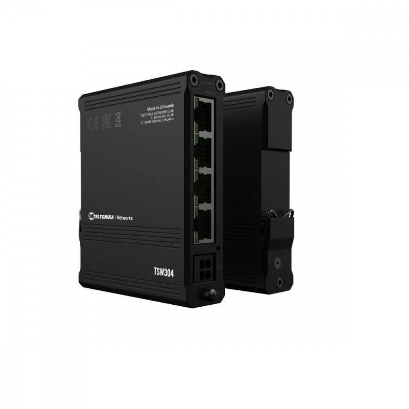 TELTONIKA PRZEŁĄCZNIK PRZEMYSŁOWY TSW304 4XRJ45 10/100/1000 MBPS