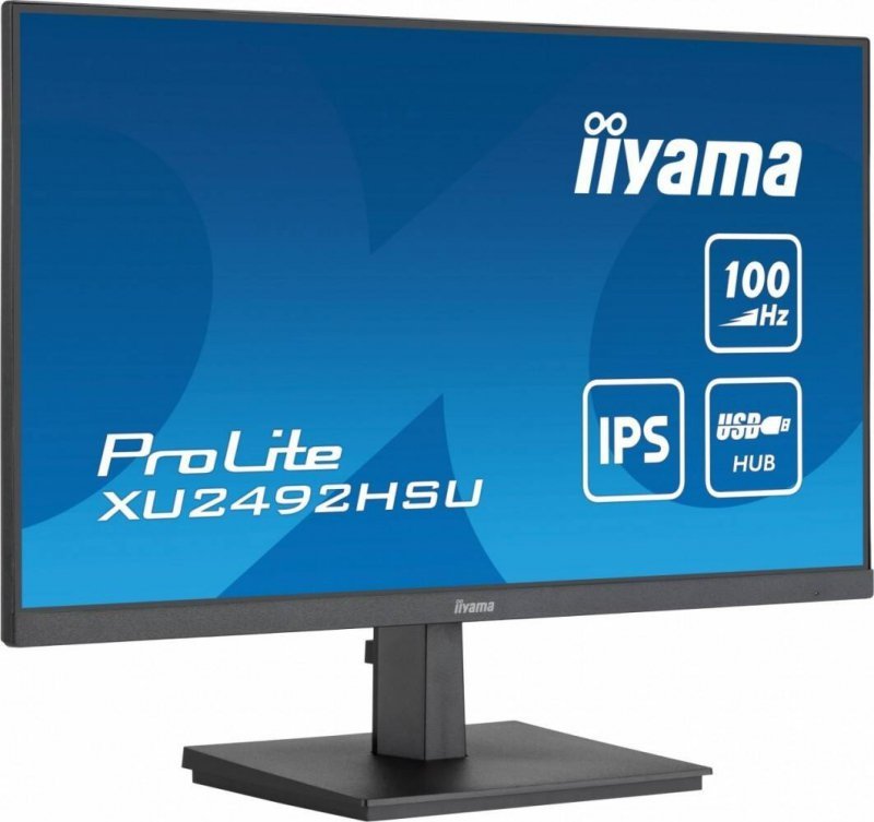 IIYAMA MONITOR 23.8 CALA XU2492HSU-B6 IPS,FHD,HDMI,DP,100HZ,4XUSB3.2,SLIM,2X2W