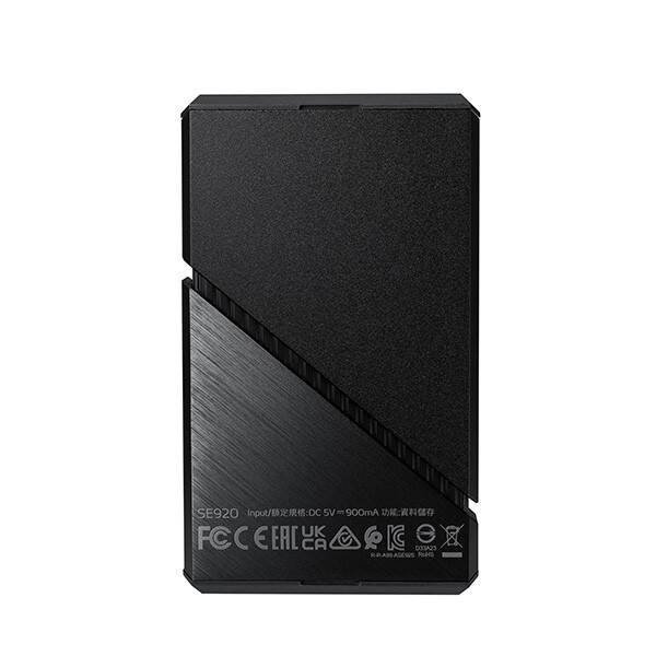 ADATA DYSK ZEWNĘTRZNY SSD EXTERNAL SE920 2TB USB4C 3800/3700 MB/S CZARNY