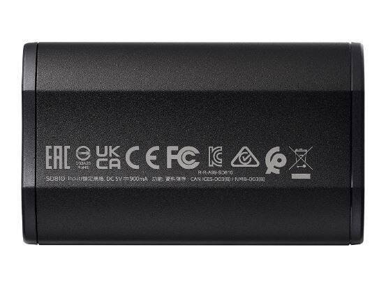 ADATA DYSK SSD EXTERNAL SD810 1TB USB3.2C 20GB/S BLACK