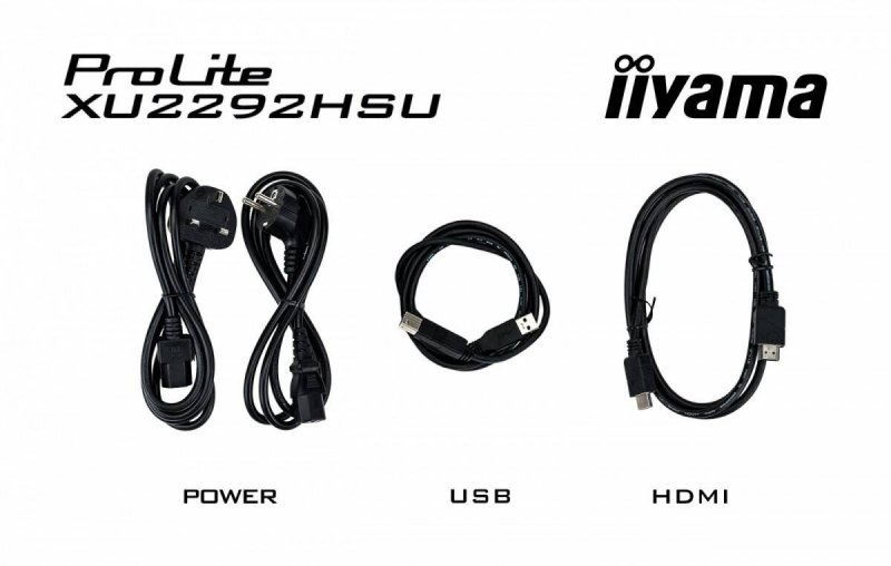 IIYAMA MONITOR 21.5 CALA PROLITE XU2292HSU-B6 IPS,100HZ,FREESYNC,SLIM,HDMI,DP,2X2W, 4XUSB(3.2),0.4MS