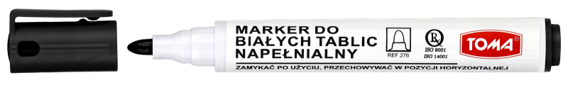MARKER SUCHOŚCIERALNY TOMA 276 CZARNY OKRĄGŁY