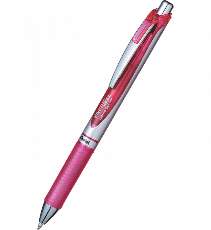 DŁUGOPIS KULKOWY PENTEL ENERGEL BL77-P RÓŻOWY 0.7