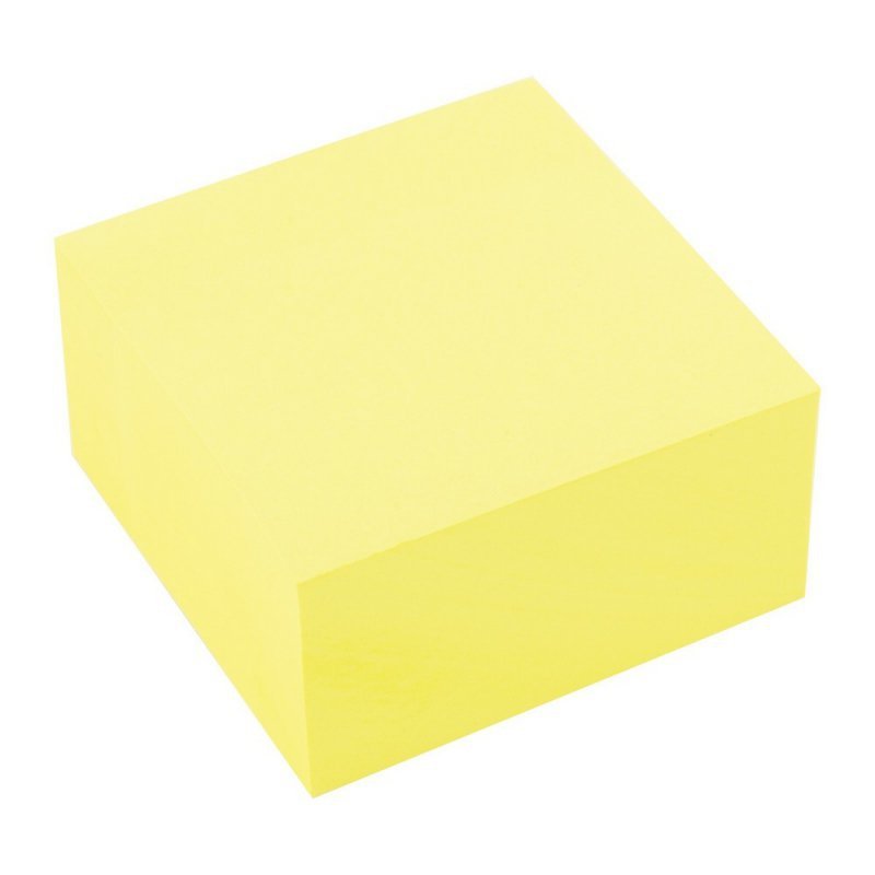 KARTECZKI SAMOPRZYLEPNE 51X51MM D.RECT ŻÓŁTE 400KART