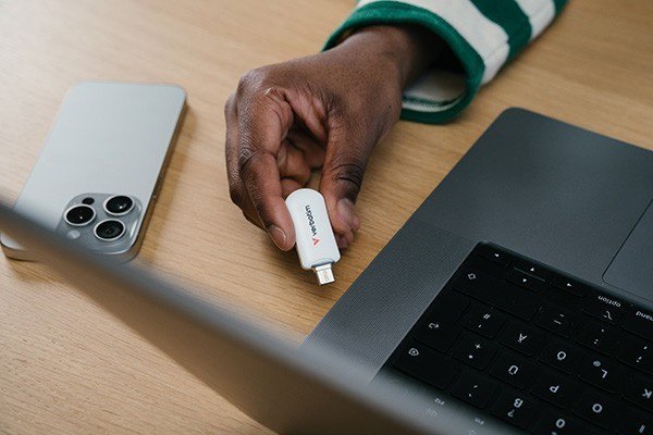 Verbatim USB flash disk, USB C, 128GB, Plectra, biały, 30229, USB C