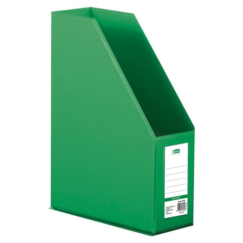 POJEMNIK NA CZASOPISMA A4/90MM D.RECT ZIELONY PVC