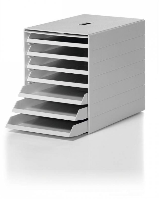 POJEMNIK DURABLE IDEALBOX 1712001050 SZARY 7 SZUFLAD