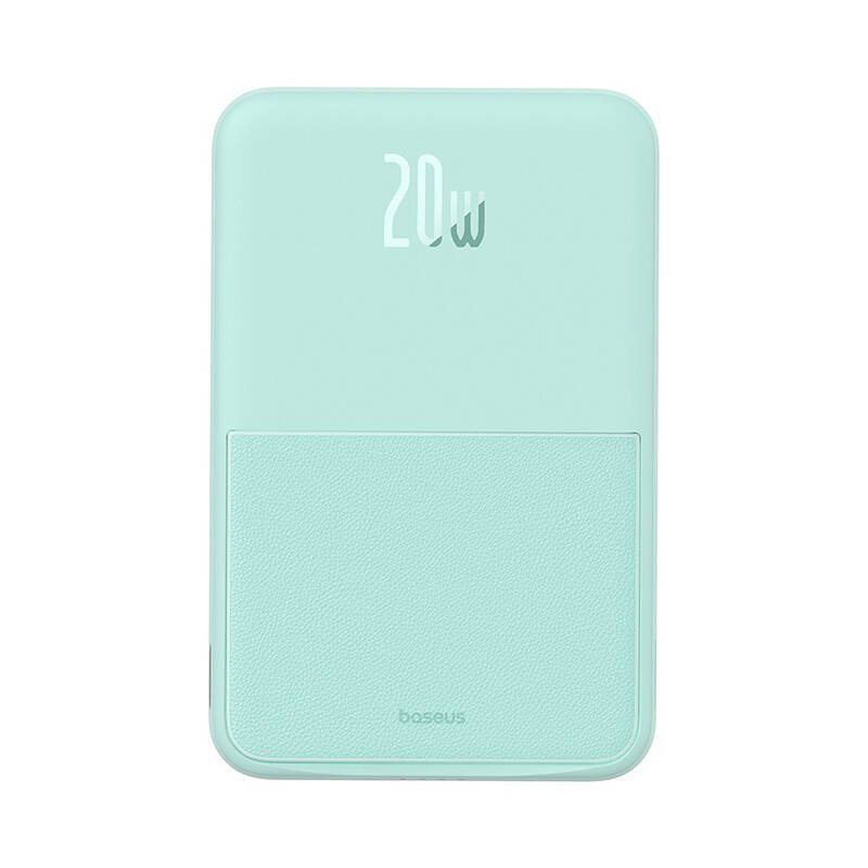 Powerbank magnetyczny Baseus MagPro Magnetic 5000mAh 20W, magsafe (miętowy)