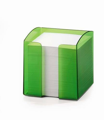 POJEMNIK Z KARTECZKAMI 90X90MM DURABLE TREND 1701682017 JASNOZIELONY 800 KARTECZEK