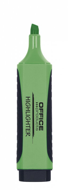 ZAKREŚLACZ OFFICE PRODUCTS Z GUMOWYM UCHWYTEM ZIELONY 2-5MM