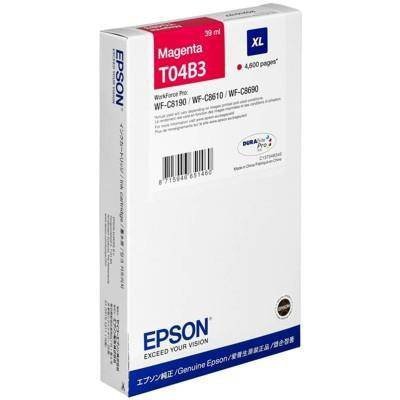 TUSZ ORYGINALNY EPSON T04B34 C13T04B340 MAGENTA 4600 STRON