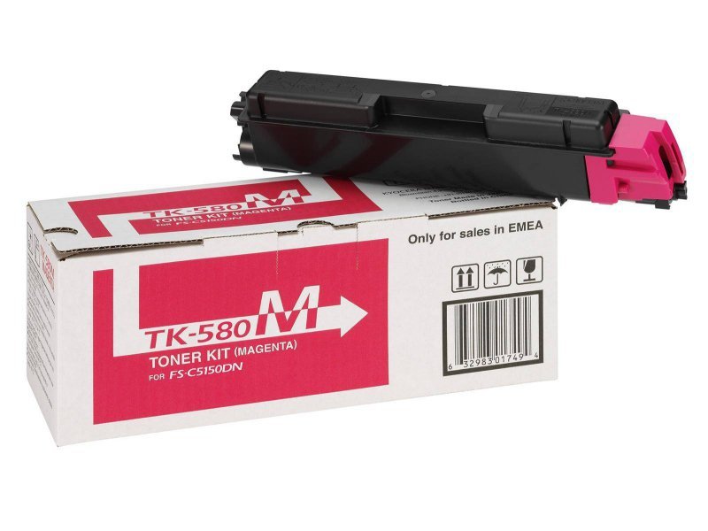 TONER ORYGINALNY KYOCERA TK580M TK580M=1T02KTBNL0 MAGENTA 2800 STRON