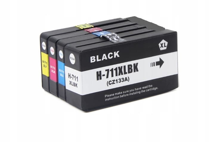 4 x TUSZ DRUKARKI HP 711 DESIGNJET T120 T520