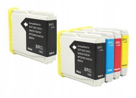 5x TUSZE DO BROTHER DCP-135C DCP-150C DCP-357C