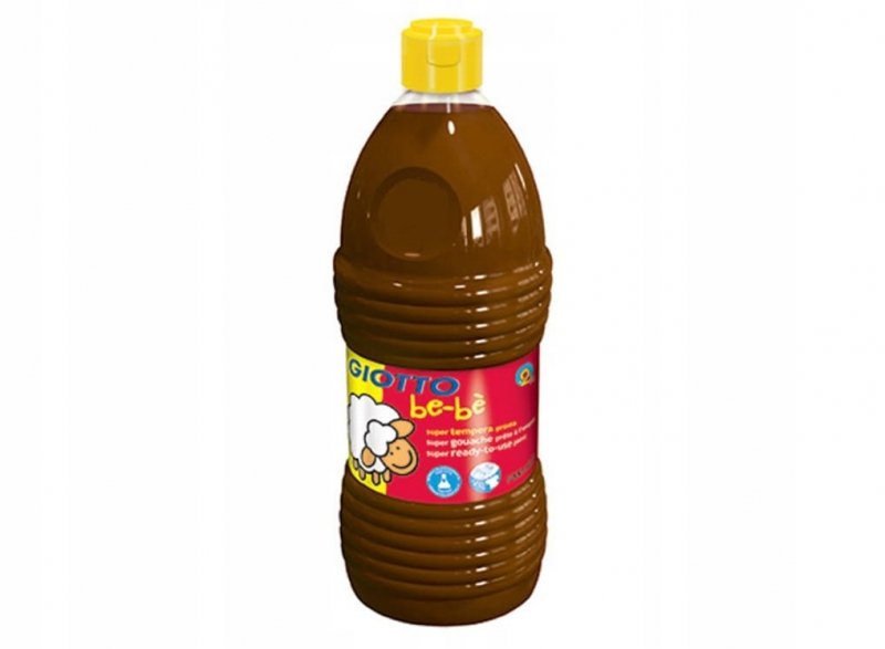 FARBA TEMPERA GIOTTO 1 litr - 1000 ml - BRĄZOWA