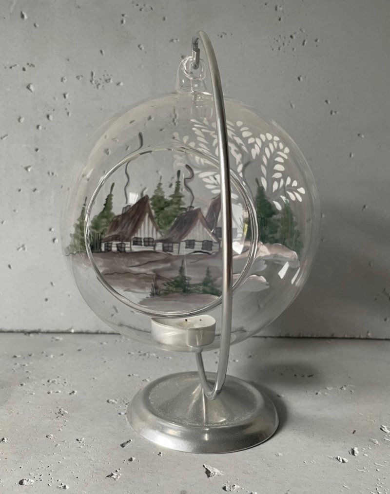 Bombka 15 cm  Lampion