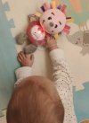 WOOPIE BABY Interaktywny Pluszak Przytulanka dla Niemowląt Światło Dźwięk Jeżyk Gryzak Usypiacz