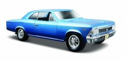 Maisto Model kompozytowy Chevrolet Chevelle SS 396 1966 niebieski