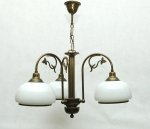  OKAZJA ! Lampa wisząca mosiężna,żyrandol mosiężny