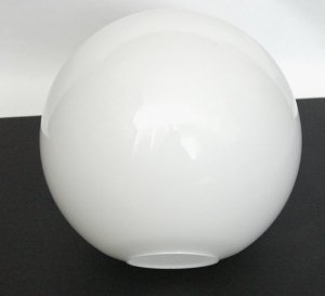 Klosz szklany kula 30/8cm połysk do lamp