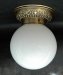 Plafon mosiężny,lampa sufitowa mosiężna Fi 16cm