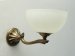 Kinkiet mosiężny,lampa ścienna z mosiądzu