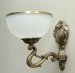 Kinkiet mosiężny,lampa ścienna z mosiądzu