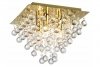 RABATY - Plafon Lancaster Crystal złoty 3 pł. 627803-03 (od 10% rabatu w koszyku)