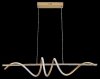 RABATY - Serpent - Lampa wisząca złota malowana 339701-09 (-20% rabatu w koszyku)