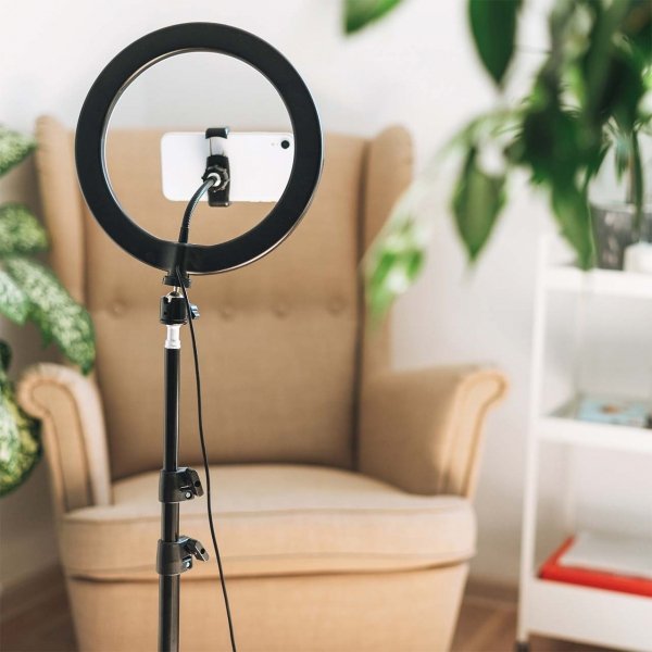 Lampa LED SELFIE średnica 36cm wysoka 327598 Sanico Goldlux