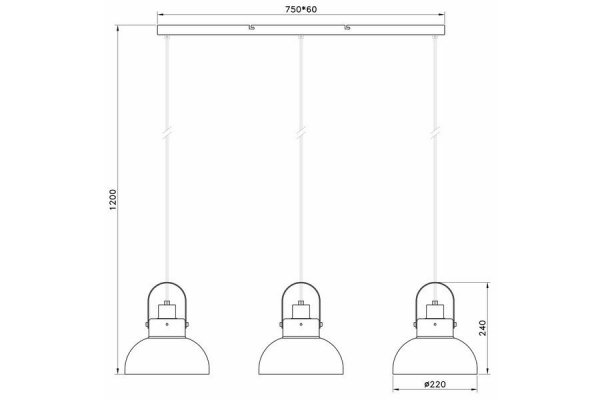RABATY Dijon - lampa wisząca czarny mat 345103-30 (od 10% rabatu w koszyku)