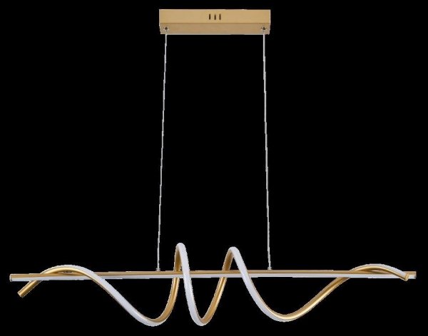 RABATY - Serpent - Lampa wisząca złota malowana 339701-09 (-20% rabatu w koszyku)