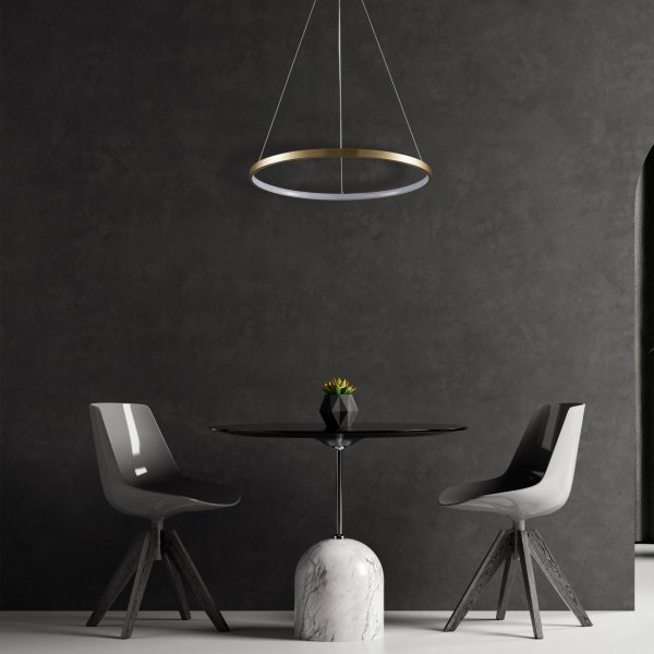 Lampa wisząca LED LEA 1 złota 329165 Sanico Goldlux